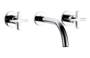 Abode Serenitie Wall Mounted Basin/Bath Mixer - Chrome